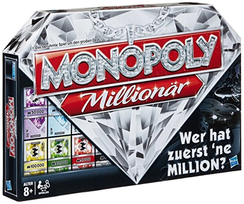 All details for the board game Monopoly Millionaire and similar games