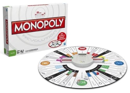 All details for the board game Monopoly Revolution and similar games
