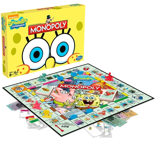 All details for the board game Monopoly: SpongeBob SquarePants and similar games