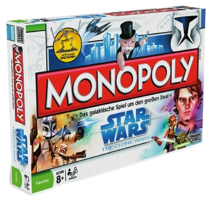All details for the board game Monopoly: Clone Wars and similar games