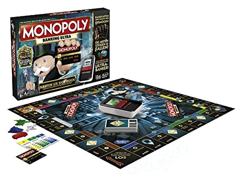 All details for the board game Monopoly: Ultimate Banking and similar games