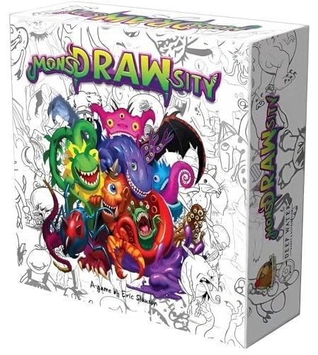 All details for the board game MonsDRAWsity and similar games