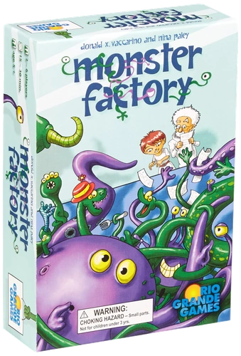 All details for the board game Monster Factory and similar games
