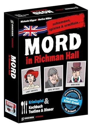 All details for the board game Mord in Richman Hall and similar games