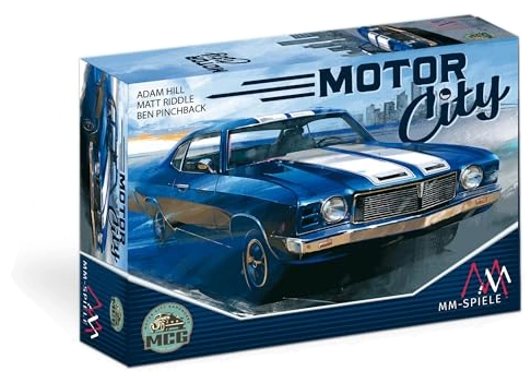 All details for the board game Motor City and similar games
