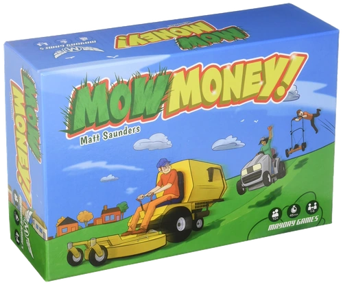 All details for the board game Mow Money and similar games