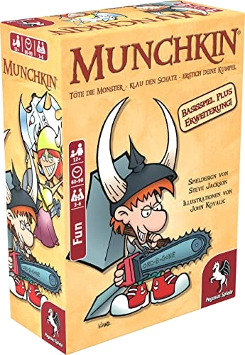 All details for the board game Munchkin 1+2 and similar games