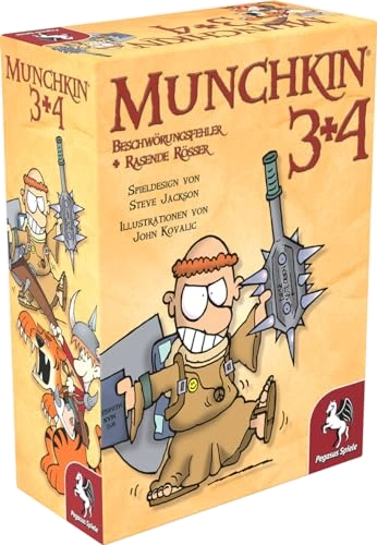 All details for the board game Munchkin 3+4 and similar games