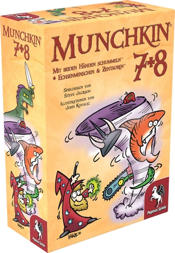 All details for the board game Munchkin 7+8 and similar games