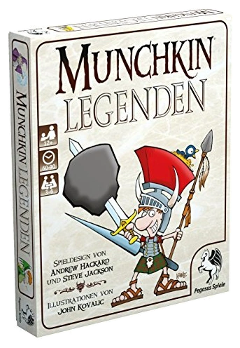 All details for the board game Munchkin Legends and similar games