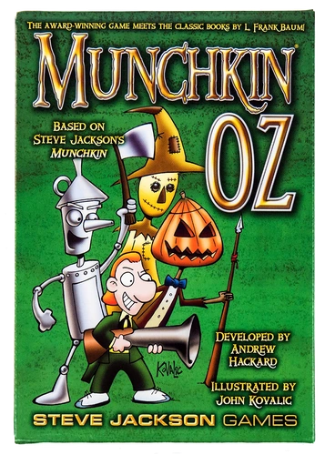 All details for the board game Munchkin Oz and similar games