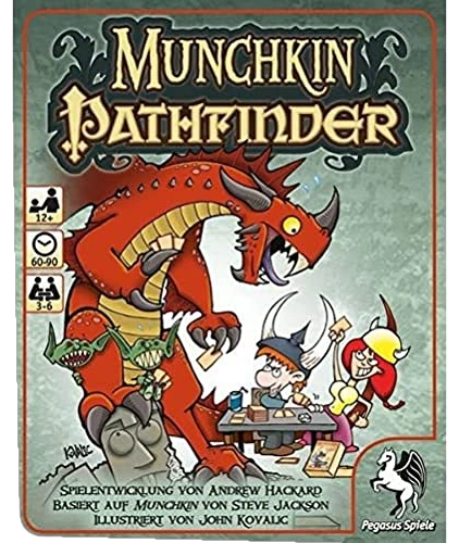 All details for the board game Munchkin Pathfinder and similar games