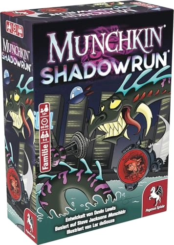 All details for the board game Munchkin Shadowrun and similar games