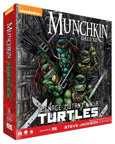 All details for the board game Munchkin Teenage Mutant Ninja Turtles and similar games