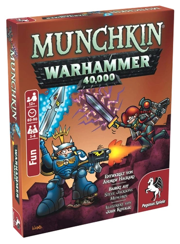 All details for the board game Munchkin Warhammer 40,000 and similar games