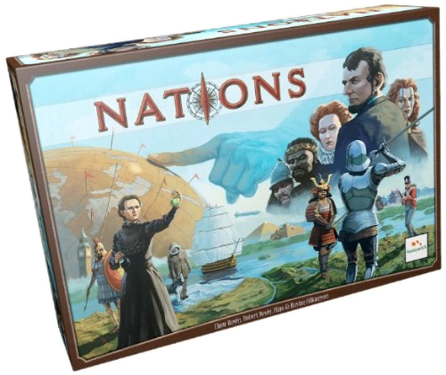 All details for the board game Nations and similar games
