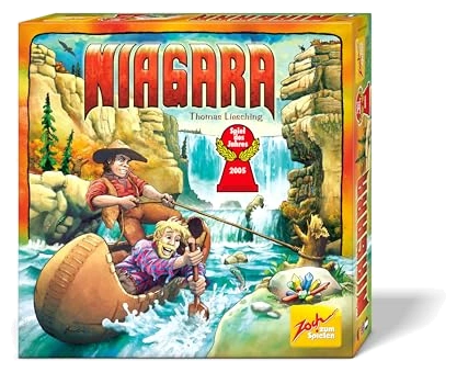 All details for the board game Niagara (Spiel des Jahres 2005 winner) and similar games