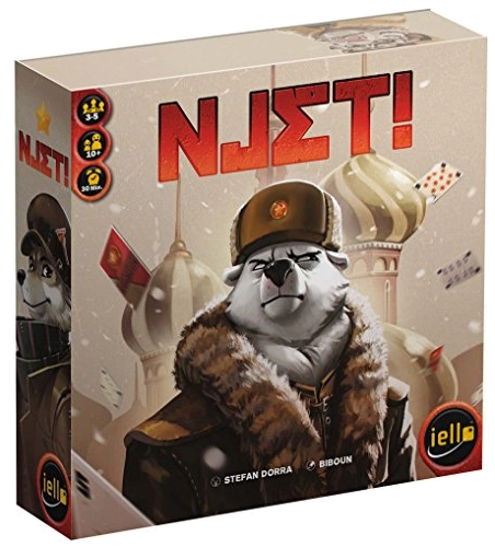 All details for the board game Nyet! and similar games
