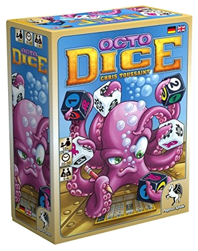 All details for the board game OctoDice and similar games