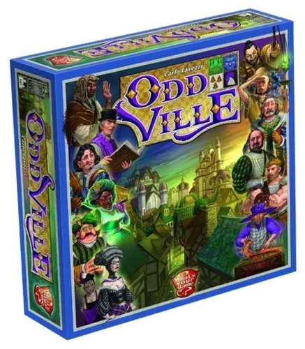 All details for the board game OddVille and similar games