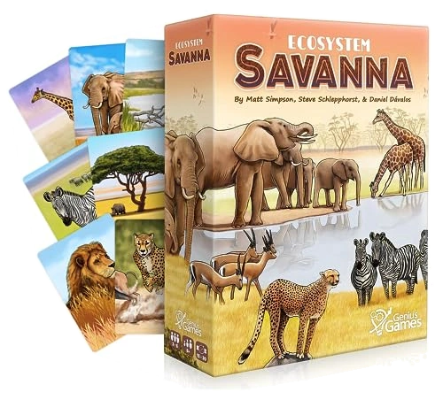 All details for the board game Ecosystem: Savanna and similar games
