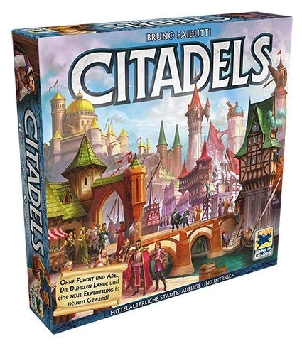 All details for the board game Citadels and similar games
