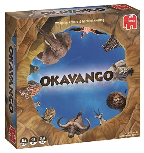 All details for the board game Okavango and similar games