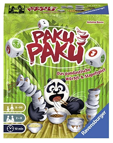 All details for the board game Paku Paku and similar games