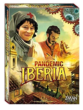 All details for the board game Pandemic: Iberia and similar games