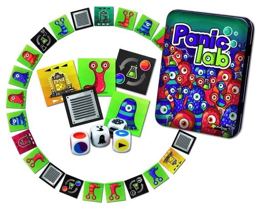All details for the board game Panic Lab and similar games