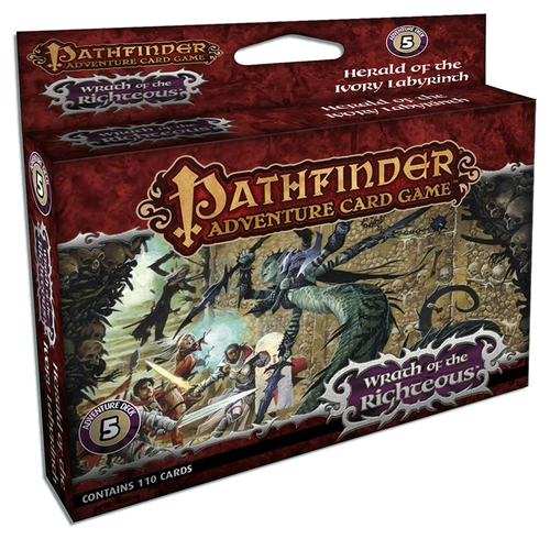 All details for the board game Pathfinder Adventure Card Game: Wrath of the Righteous Adventure Deck 5 – Herald of the Ivory Labyrinth and similar games