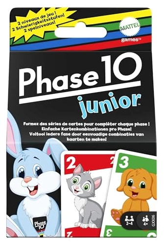 All details for the board game Phase 10 Junior and similar games