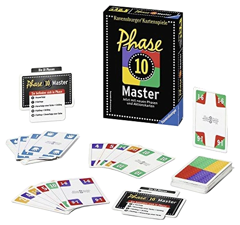 All details for the board game Phase 10 Master and similar games