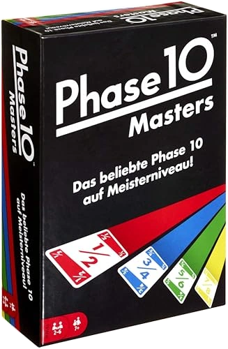 All details for the board game Phase 10 Masters Edition and similar games
