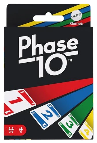 All details for the board game Phase 10 and similar games