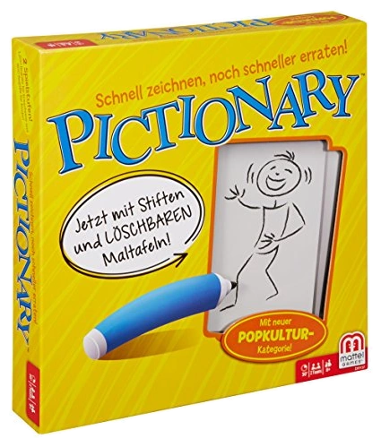 All details for the board game Pictionary and similar games