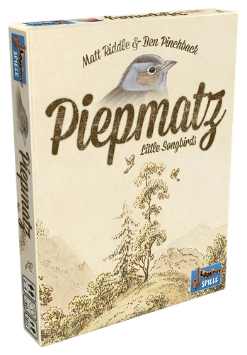 All details for the board game Piepmatz and similar games