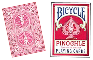 All details for the board game Pinochle and similar games