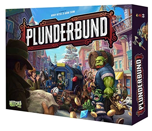 All details for the board game Plunderbund and similar games