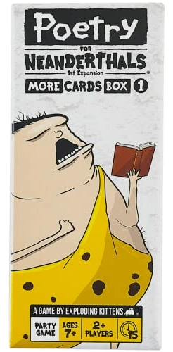All details for the board game Poetry for Neanderthals: More Cards Box 1 (1st Expansion) and similar games