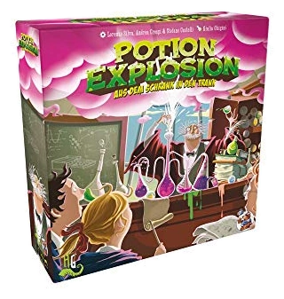 All details for the board game Potion Explosion and similar games