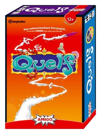 All details for the board game Quelf and similar games