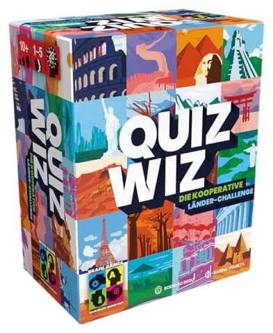 All details for the board game QuizWiz - A Cooperative Quiz Game and similar games