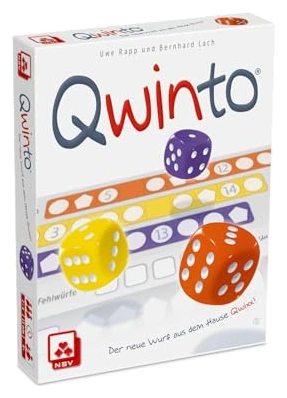 All details for the board game Qwinto and similar games
