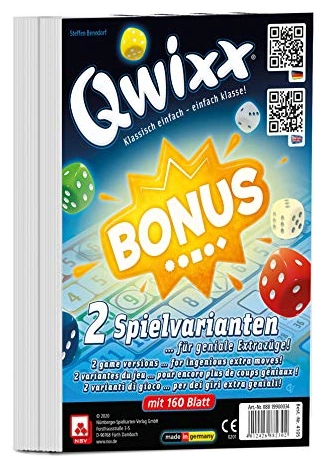 All details for the board game Qwixx: Bonus and similar games