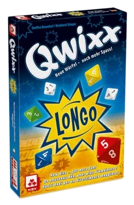 All details for the board game Qwixx Longo and similar games