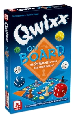 All details for the board game Qwixx On Board and similar games