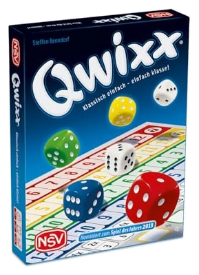 All details for the board game Qwixx and similar games