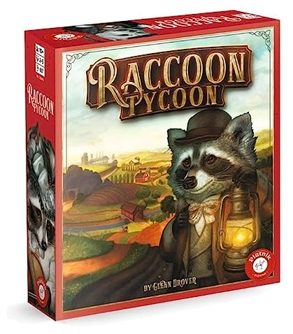 All details for the board game Raccoon Tycoon and similar games