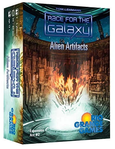 All details for the board game Race for the Galaxy: Alien Artifacts (4th Expansion) and similar games